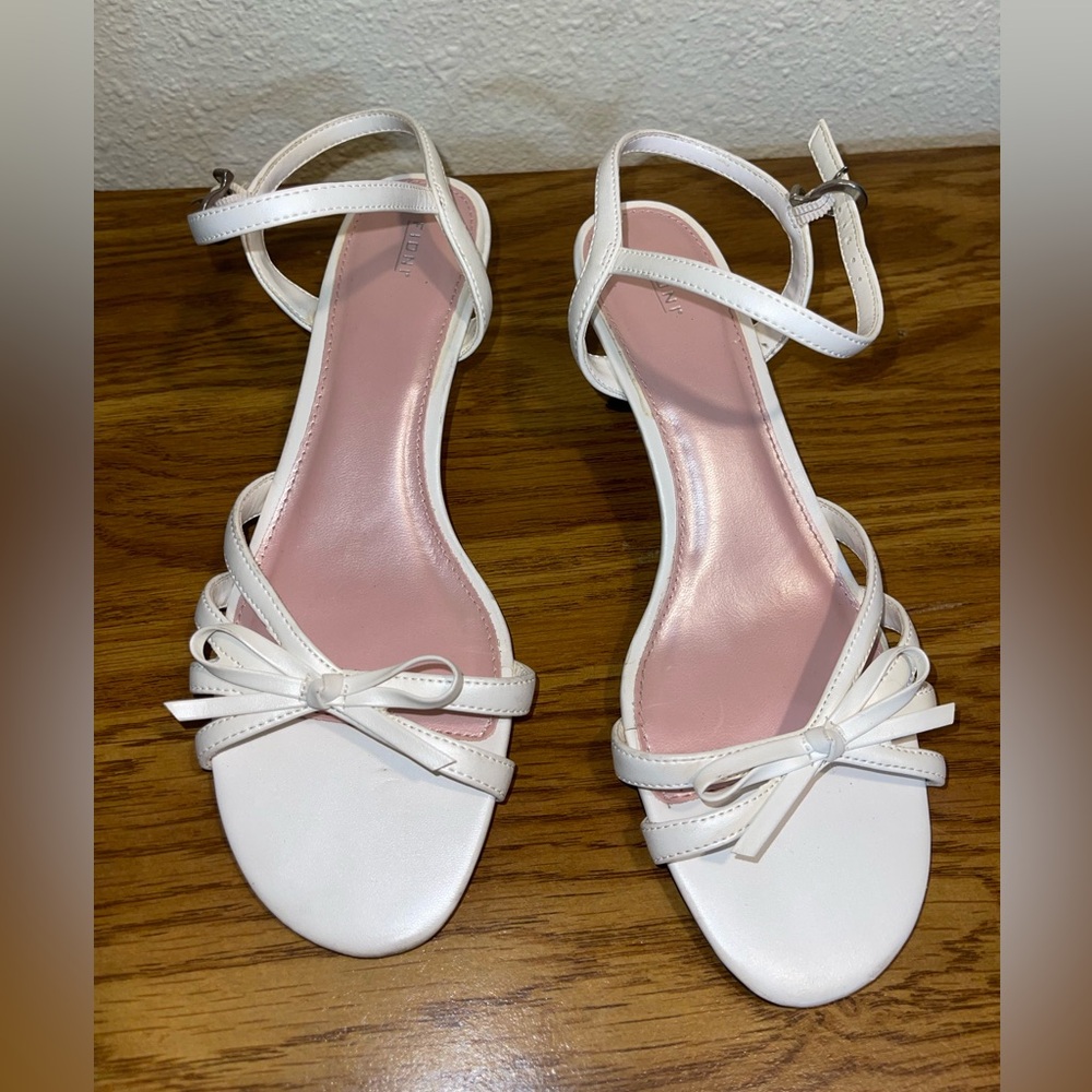 Coquette Bow Kitten Heels